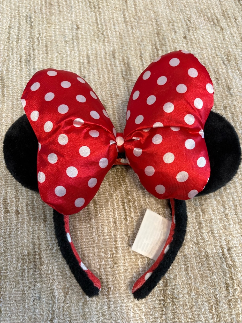 Disney Red & White Polka Dot Minnie Ears Headband